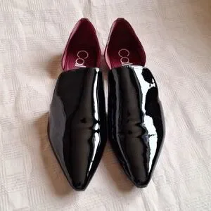 Calvin Klein Shoes Calvin Klein Edona Loafer Flat Maroon Red